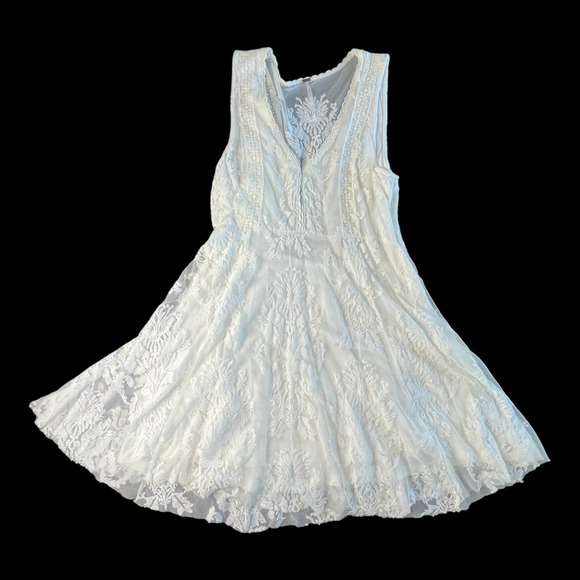 Free People Reign Over Me Lace Mini Dress - Picture 4 of 13